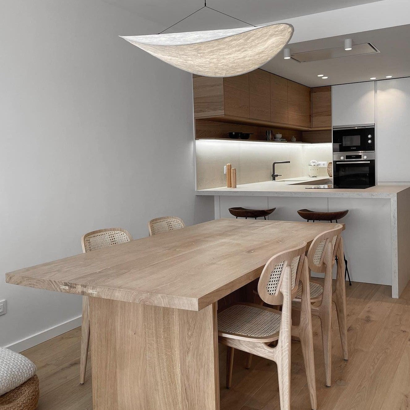 Tense Tyvek Ceiling Pendant Light Lighting Lobby