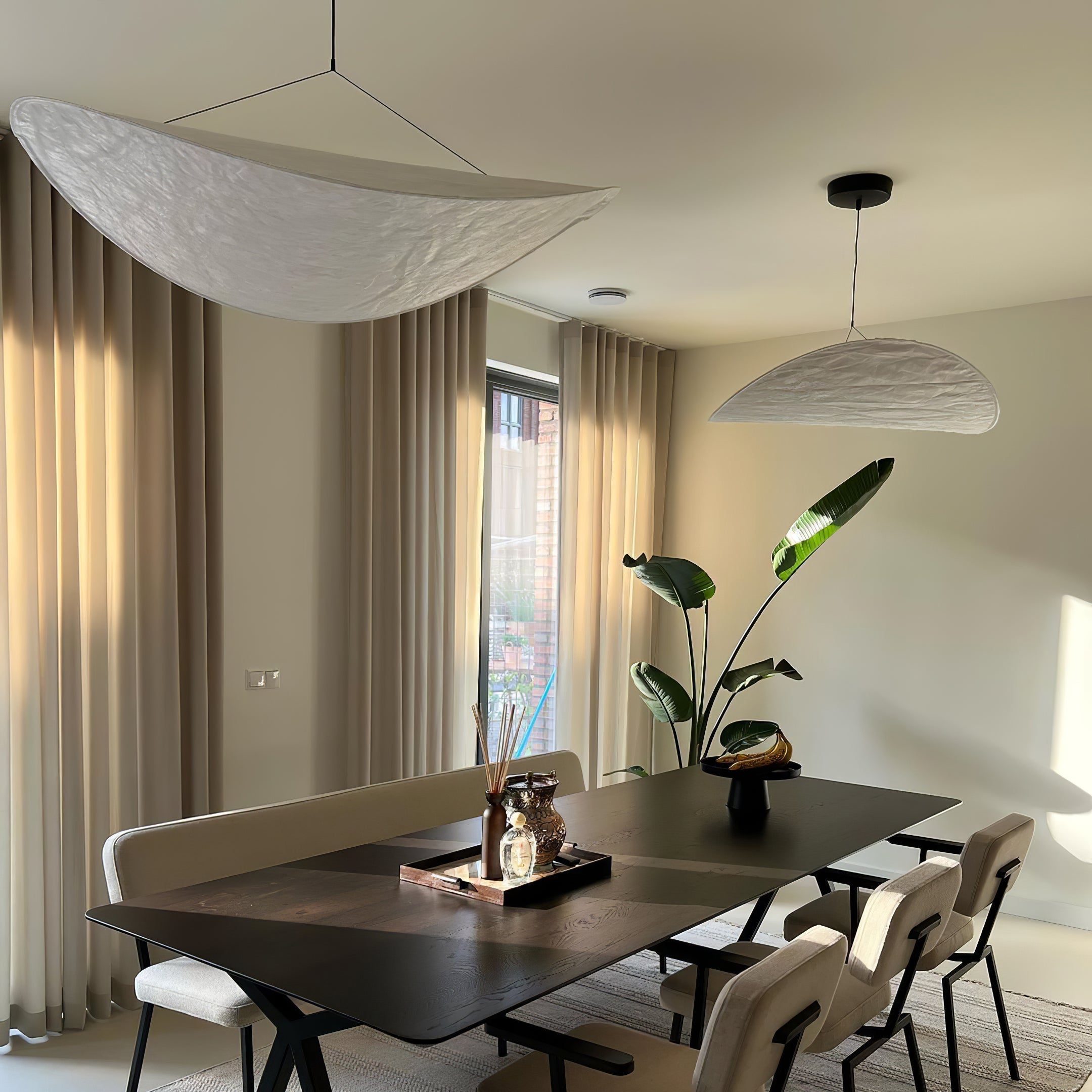 Tense Tyvek Ceiling Pendant Light Lighting Lobby
