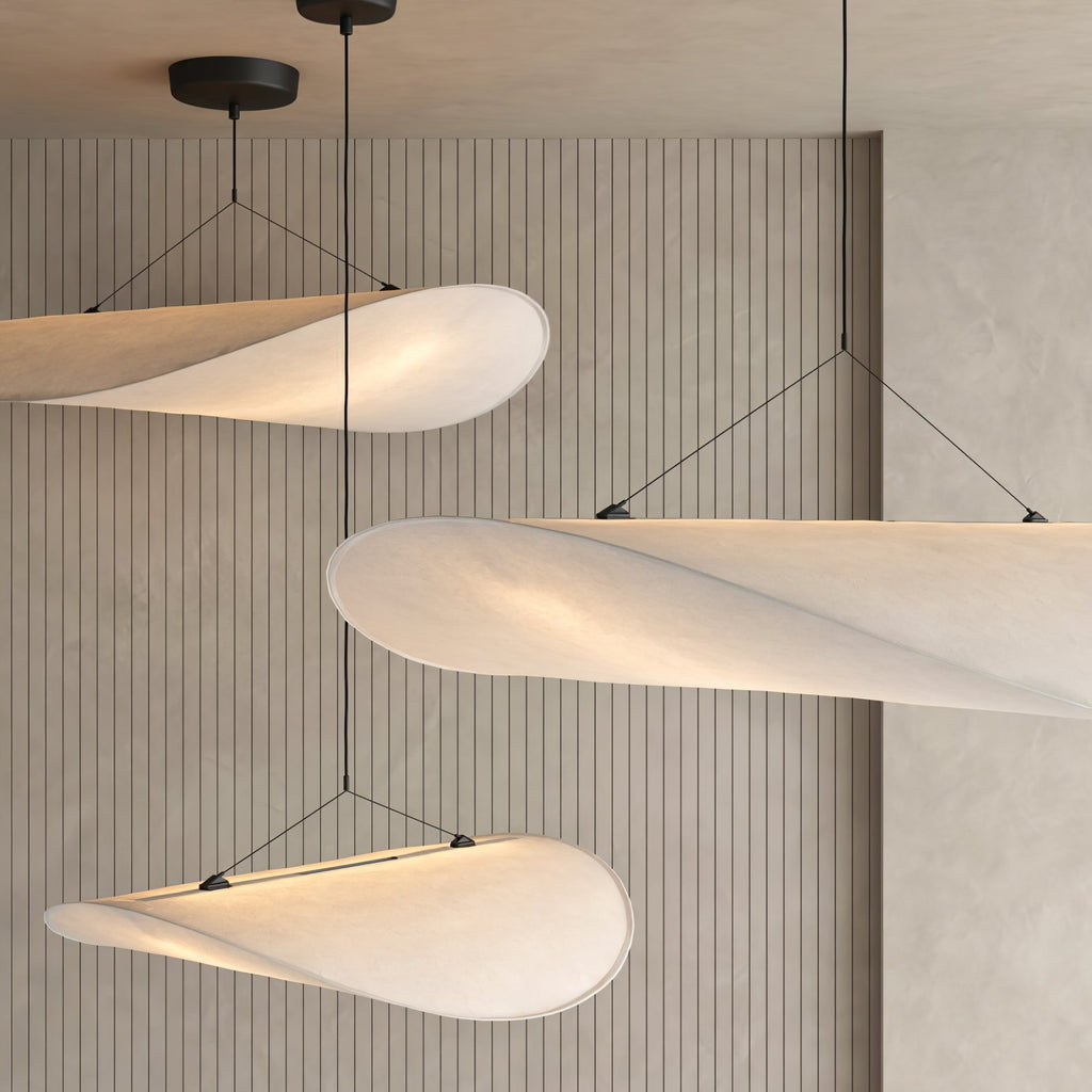 Tense Tyvek Ceiling Pendant Light Lighting Lobby