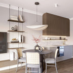 Tense Tyvek Ceiling Pendant Light Lighting Lobby