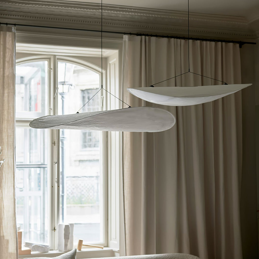 Tense Tyvek Ceiling Pendant Light Lighting Lobby