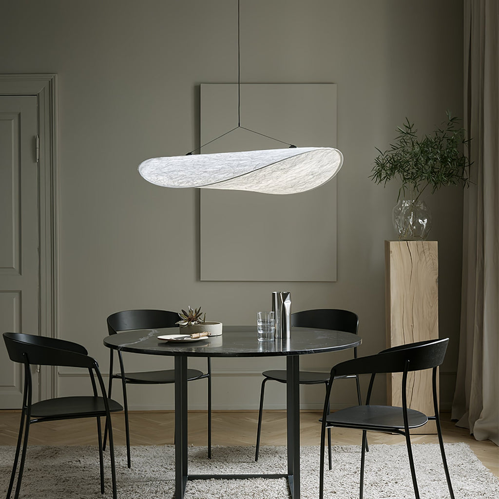 Tense Tyvek Ceiling Pendant Light Lighting Lobby