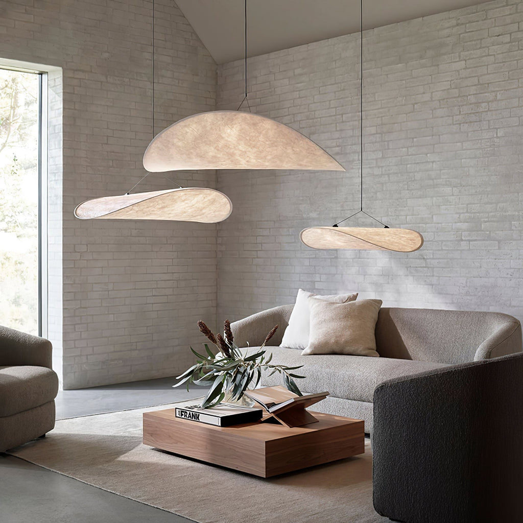 Tense Tyvek Ceiling Pendant Light Lighting Lobby
