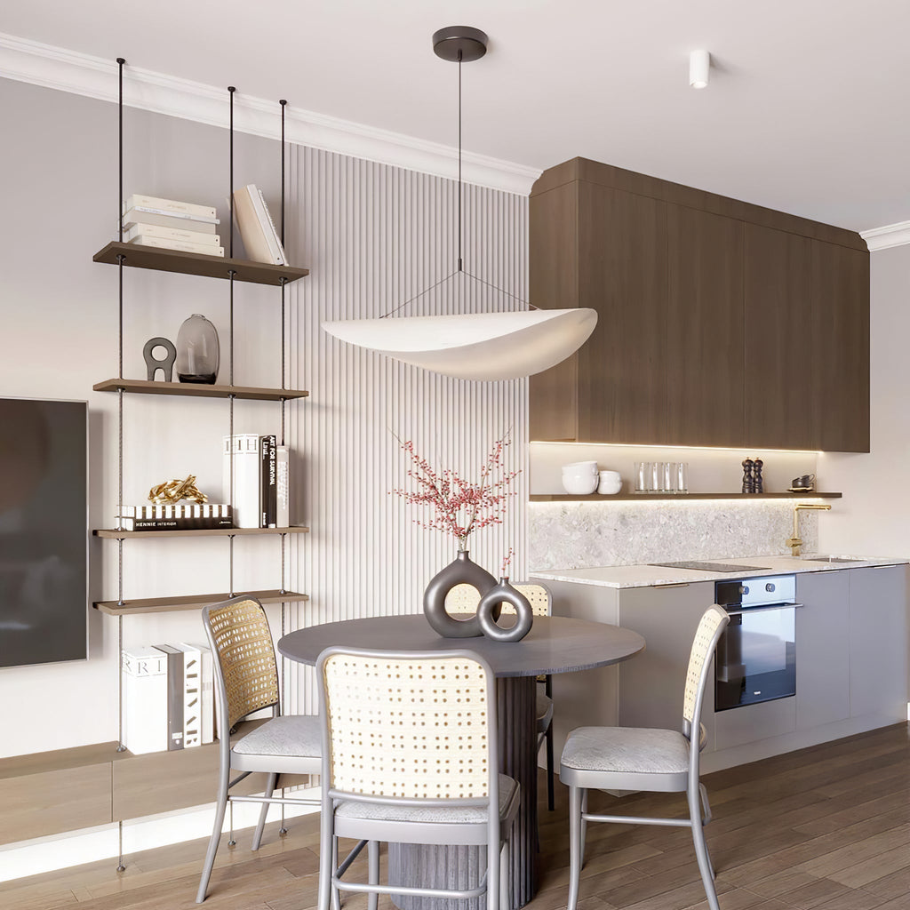 Tense Tyvek Ceiling Pendant Light Lighting Lobby