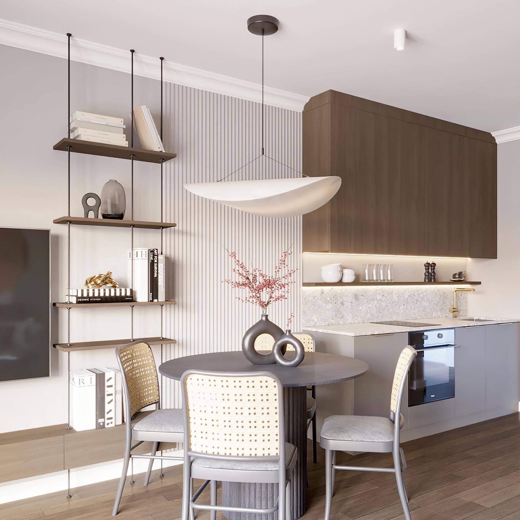 Tense Tyvek Ceiling Pendant Light Lighting Lobby
