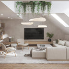 Tense Tyvek Ceiling Pendant Light Lighting Lobby