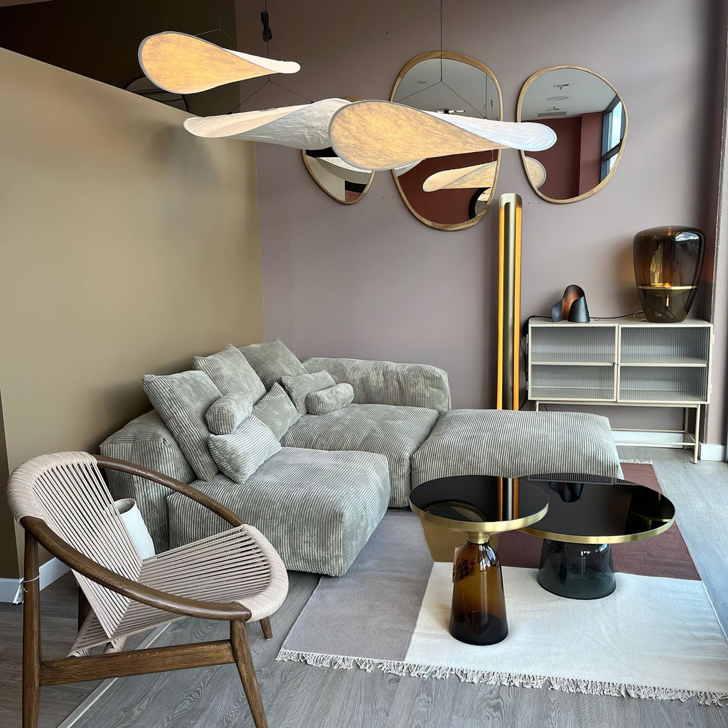 Tense Tyvek Ceiling Pendant Light Lighting Lobby