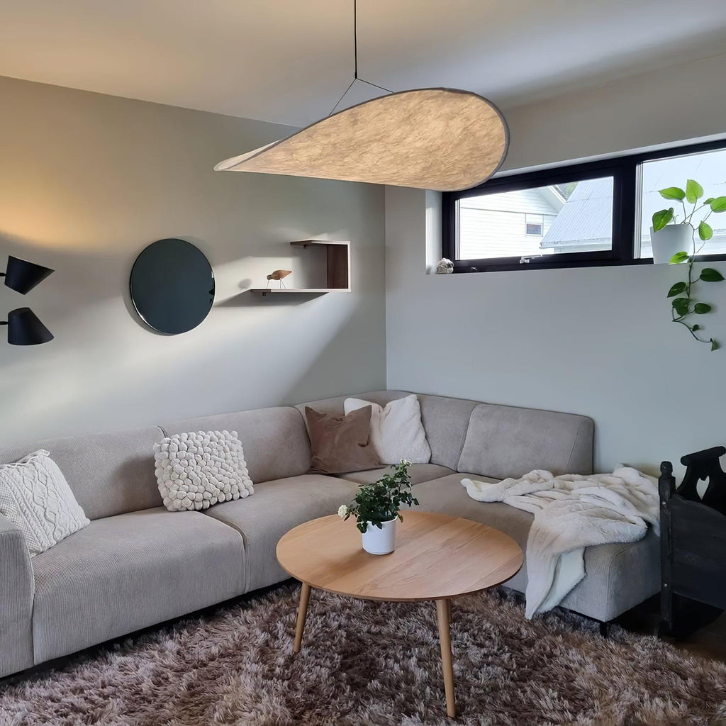 Tense Tyvek Ceiling Pendant Light Lighting Lobby