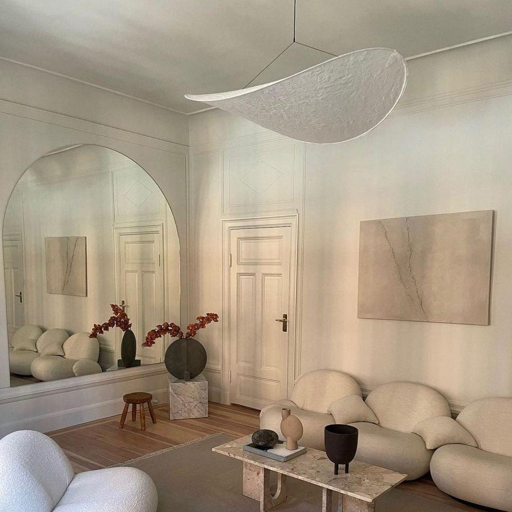 Tense Tyvek Ceiling Pendant Light Lighting Lobby