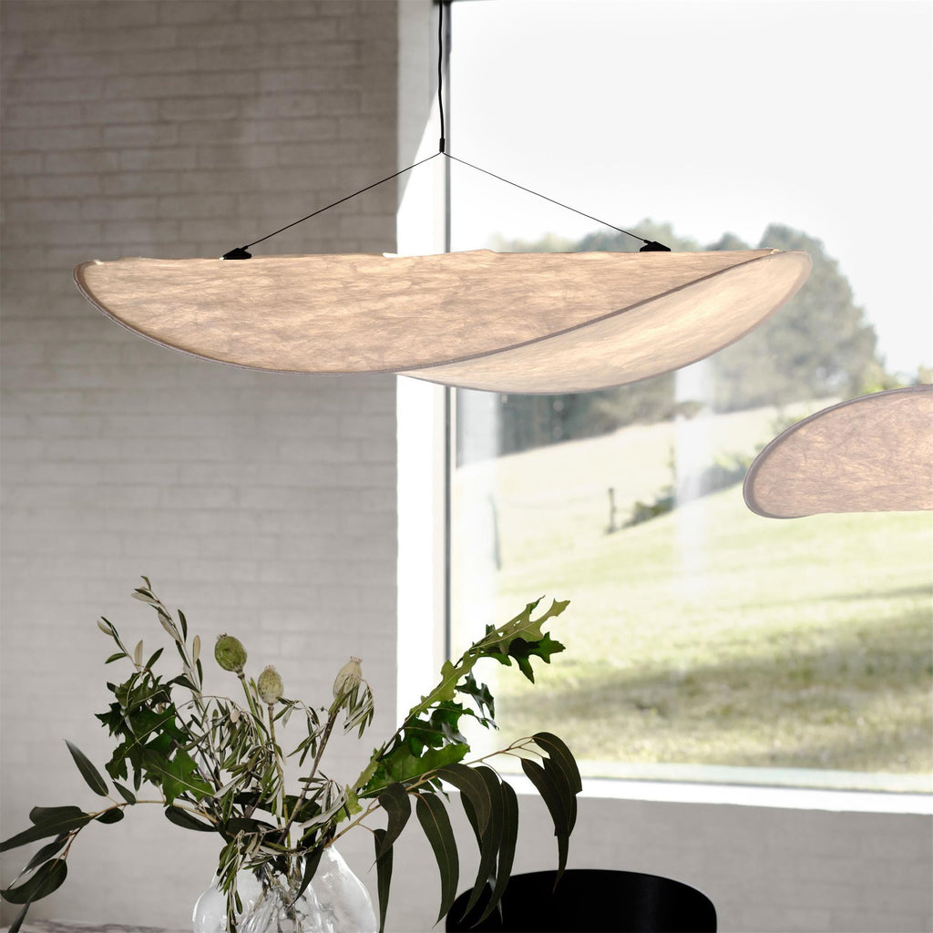 Tense Tyvek Ceiling Pendant Light Lighting Lobby