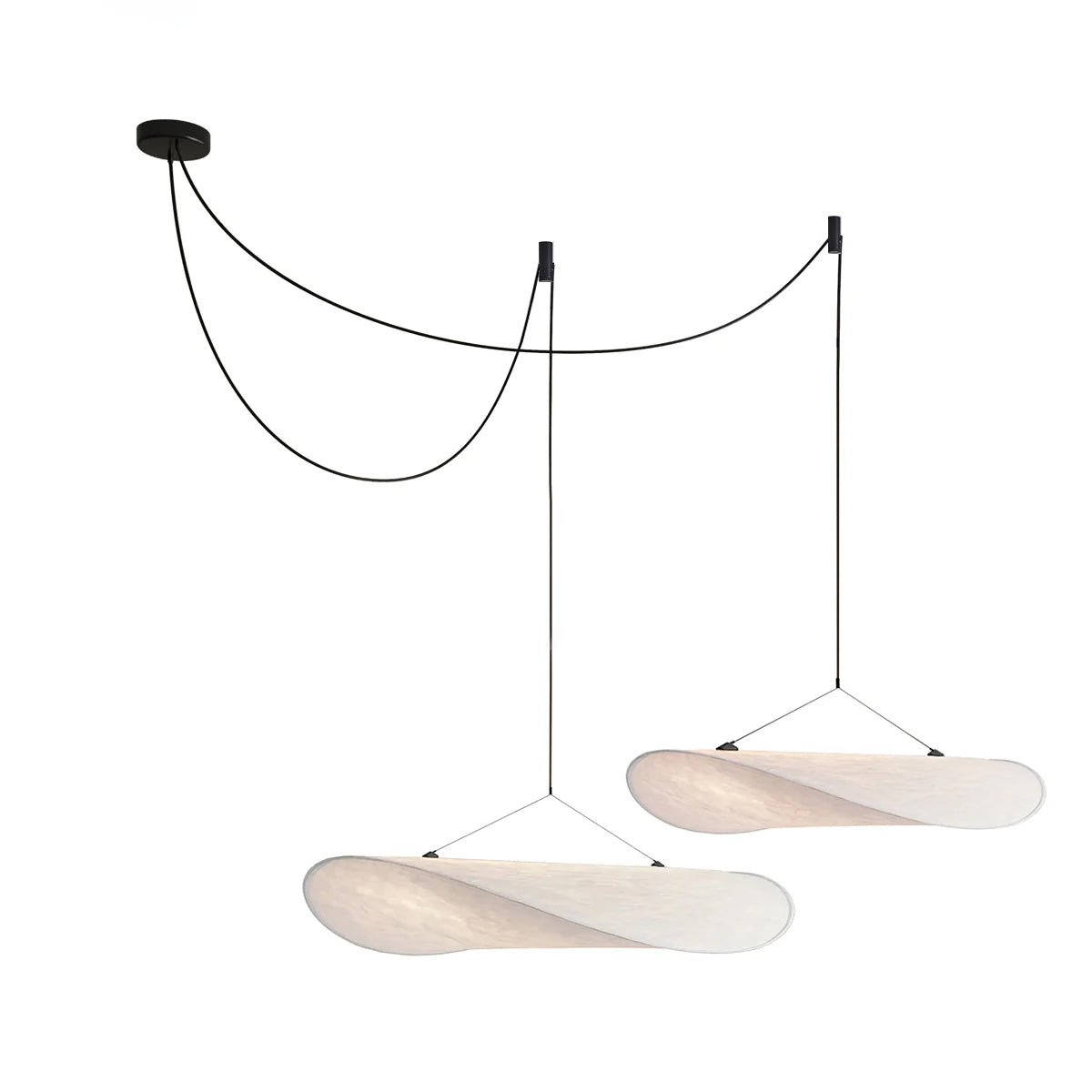 Tense Tyvek Ceiling Pendant Light Lighting Lobby