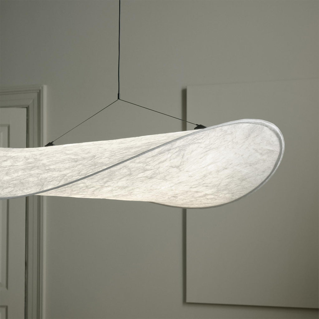 Tense Tyvek Ceiling Pendant Light Lighting Lobby
