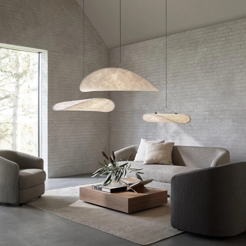 Tense Tyvek Ceiling Pendant Light Lighting Lobby