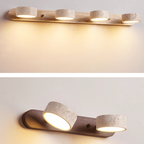 Travertine Twin Wall Sconce Lighting Lobby