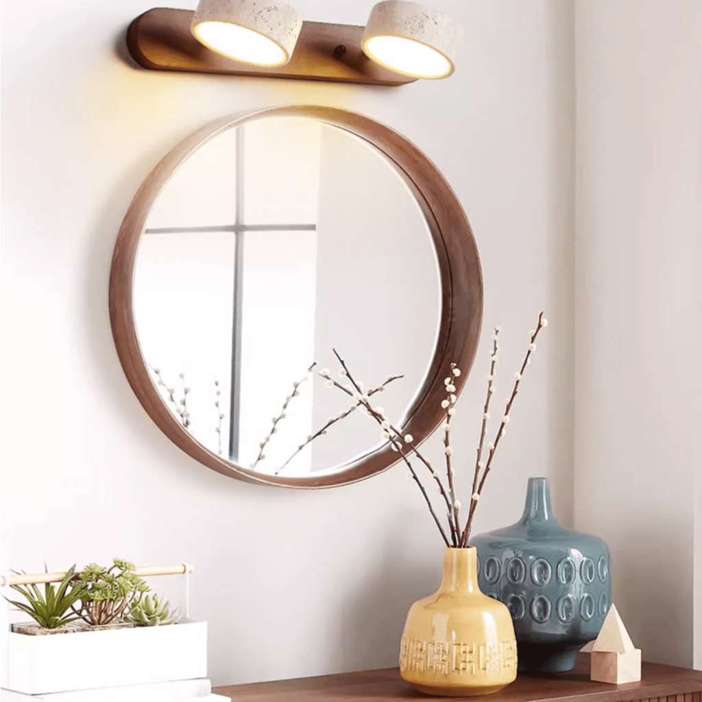 Travertine Twin Wall Sconce Lighting Lobby