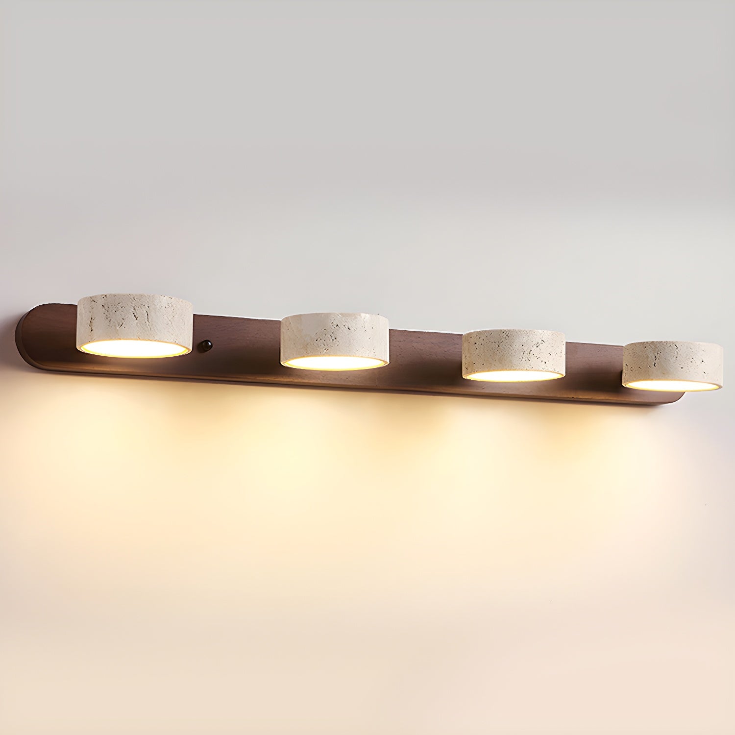 Travertine Twin Wall Sconce Lighting Lobby