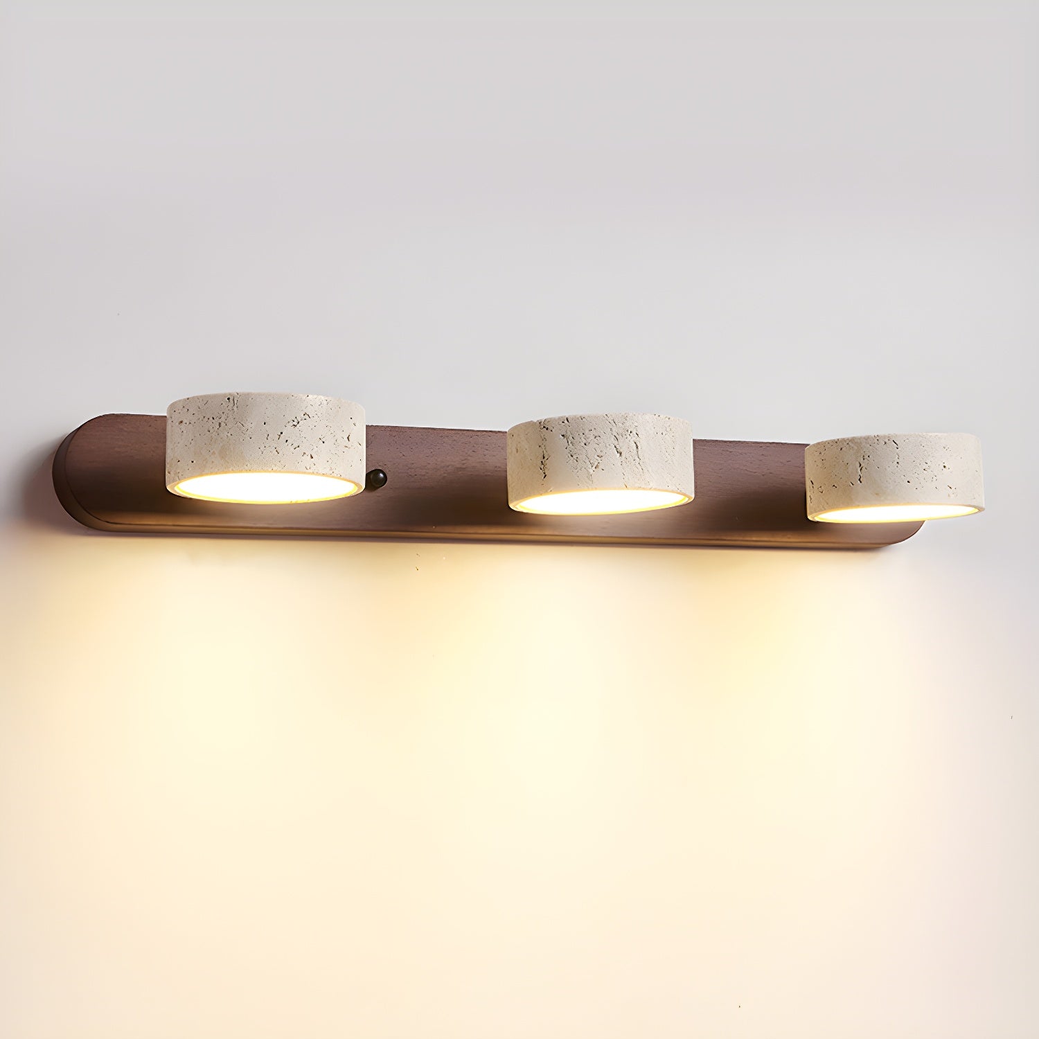 Travertine Twin Wall Sconce Lighting Lobby