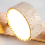 Travertine Twin Wall Sconce Lighting Lobby