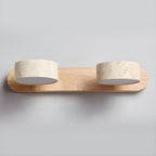 Travertine Twin Wall Sconce Lighting Lobby
