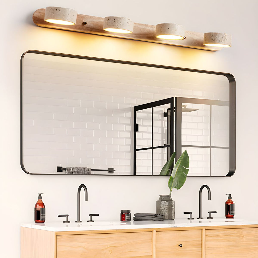 Travertine Twin Wall Sconce Lighting Lobby