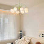 Tulip Matcha Ceiling Suspension Lighting Lobby