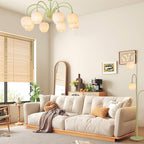 Tulip Matcha Ceiling Suspension Lighting Lobby