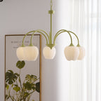 Tulip Matcha Ceiling Suspension Lighting Lobby