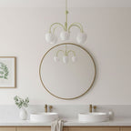 Tulip Matcha Ceiling Suspension Lighting Lobby