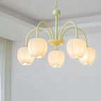 Tulip Matcha Ceiling Suspension Lighting Lobby