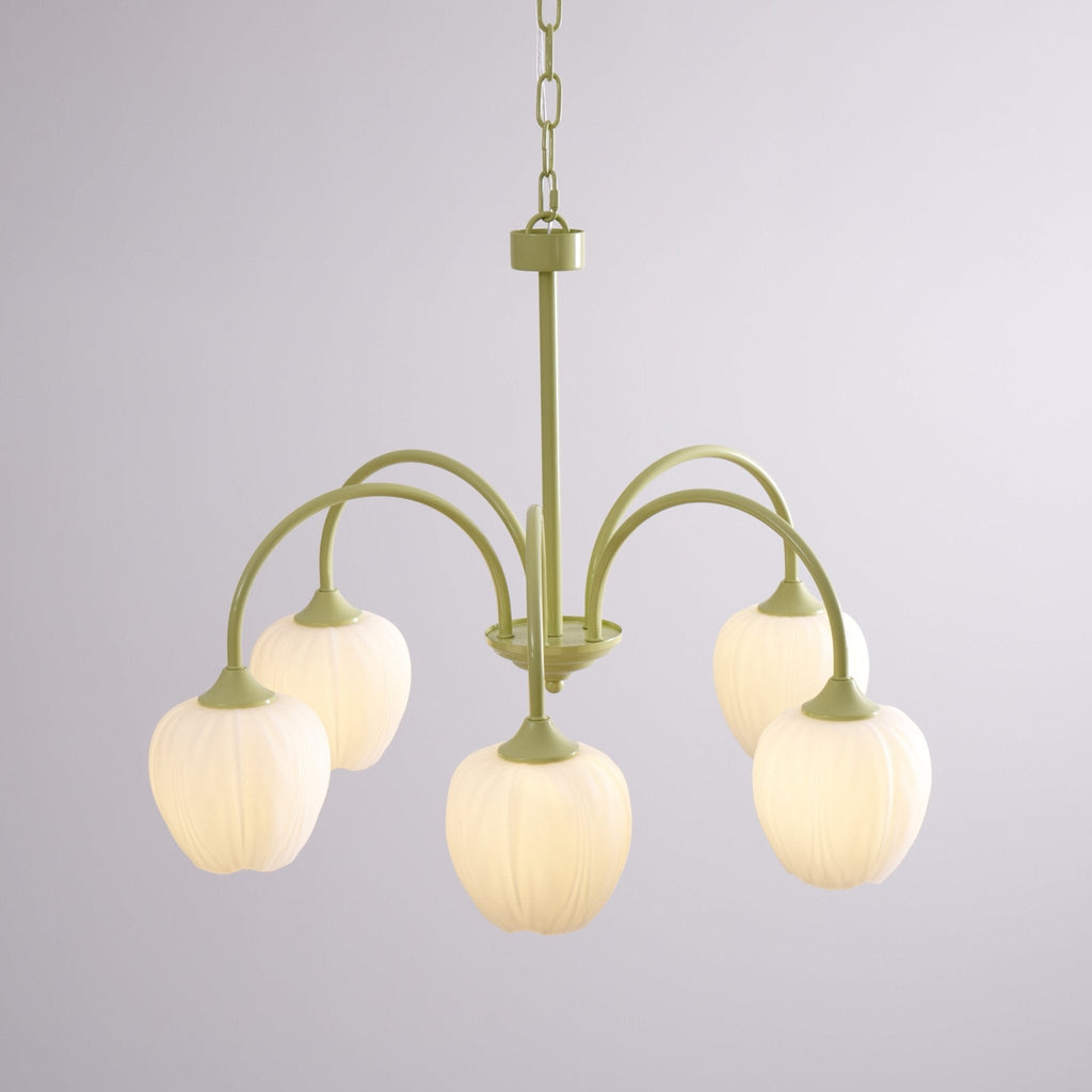 Tulip Matcha Ceiling Suspension Lighting Lobby