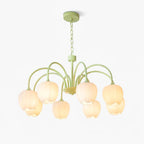 Tulip Matcha Ceiling Suspension Lighting Lobby
