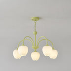 Tulip Matcha Ceiling Suspension Lighting Lobby