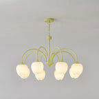 Tulip Matcha Ceiling Suspension Lighting Lobby