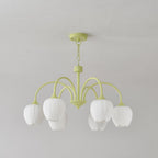 Tulip Matcha Ceiling Suspension Lighting Lobby