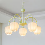 Tulip Matcha Ceiling Suspension Lighting Lobby