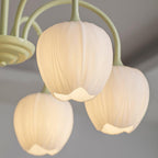 Tulip Matcha Ceiling Suspension Lighting Lobby