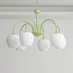Tulip Matcha Ceiling Suspension Lighting Lobby