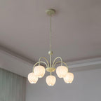 Tulip Matcha Ceiling Suspension Lighting Lobby