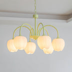 Tulip Matcha Ceiling Suspension Lighting Lobby