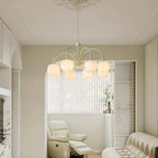 Tulip Matcha Ceiling Suspension Lighting Lobby