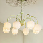 Tulip Matcha Ceiling Suspension Lighting Lobby