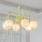 Tulip Matcha Ceiling Suspension Lighting Lobby