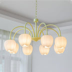Tulip Matcha Ceiling Suspension Lighting Lobby