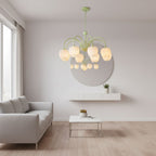 Tulip Matcha Ceiling Suspension Lighting Lobby