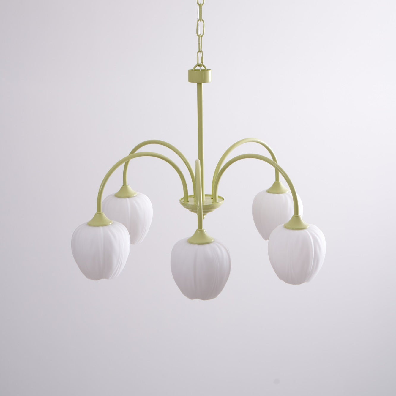 Tulip Matcha Ceiling Suspension Lighting Lobby