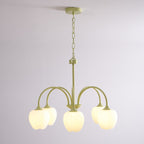 Tulip Matcha Ceiling Suspension Lighting Lobby