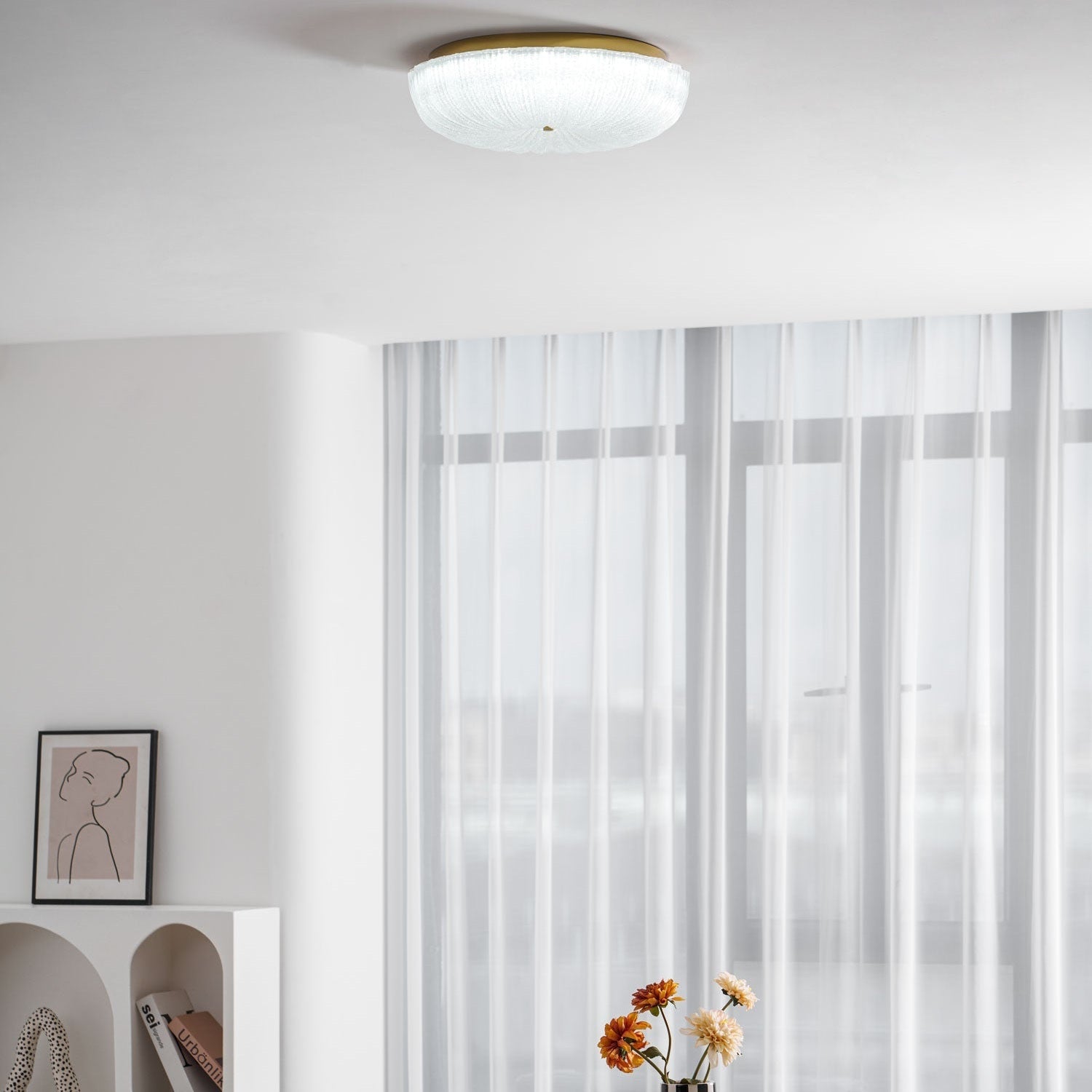 Undulating Ceiling Pendant Light Lighting Lobby