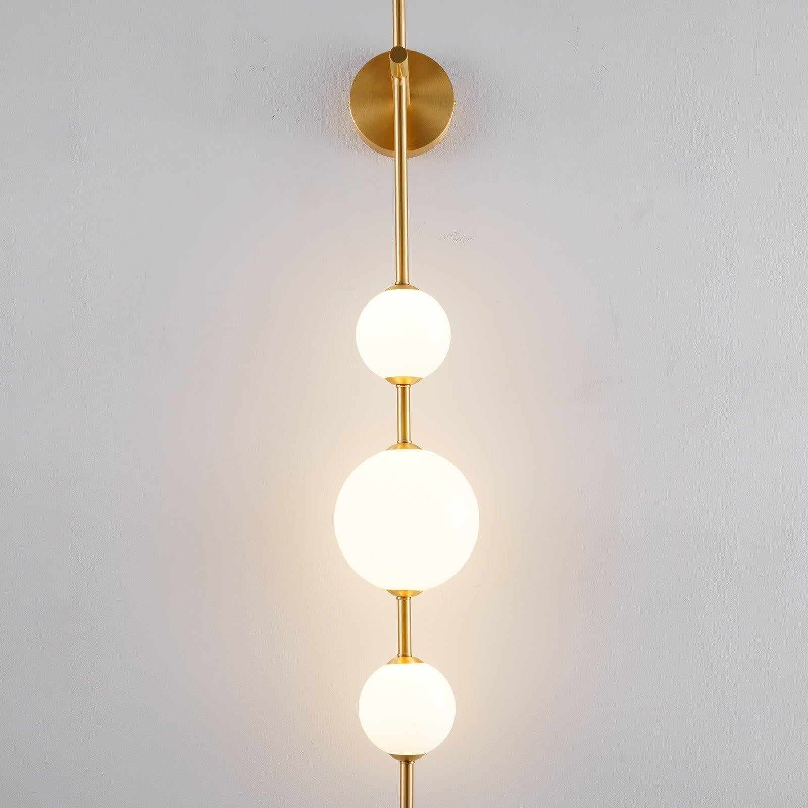 Upright Sphere Sconce Lighting Lobby