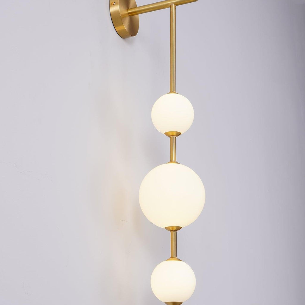 Upright Sphere Sconce Lighting Lobby