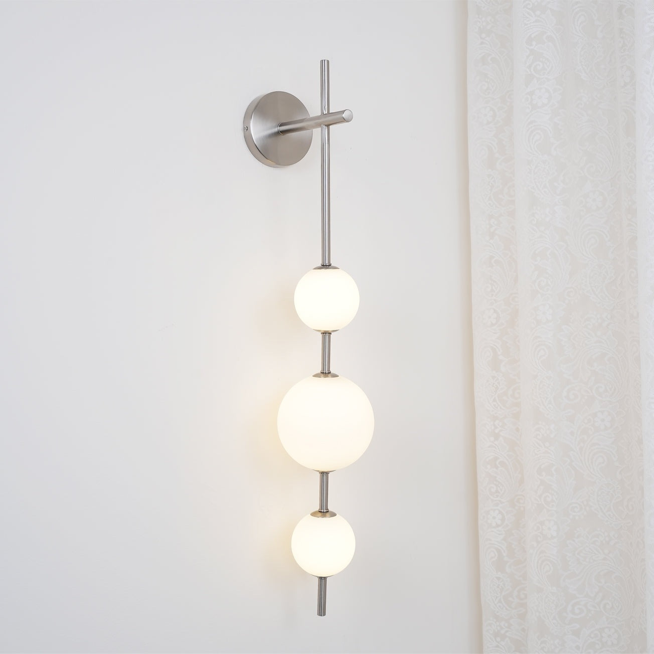 Upright Sphere Sconce Lighting Lobby